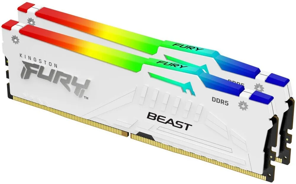 Комплект оперативной памяти Kingston FURY Beast Black (KF568C34BWEAK2-32) [32 ГБ, DDR 5, 6800 МГц, 1.4 В, KIT]