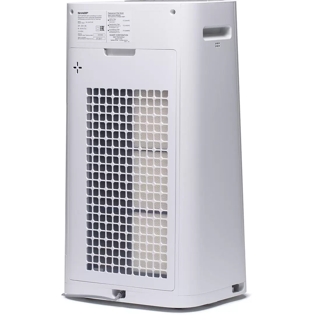 Климатический комплекс SHARP KC-G41RW (KCG41RW ) БЕЛЫЙ / Очистка, Увлажнение, Ионизация воздуха