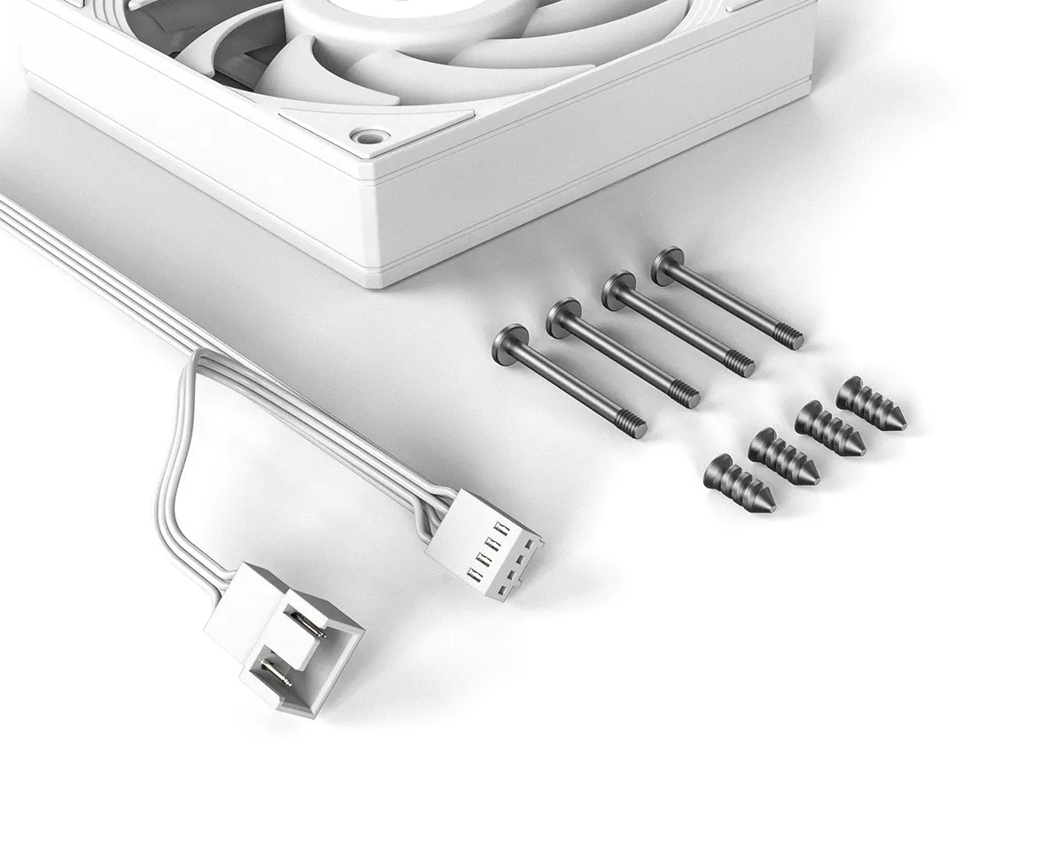 Вентилятор для корпуса ID-Cooling DF-125-W [120 мм, 2150 об/мин, 85 CFM, 32.5 dB, PWM]