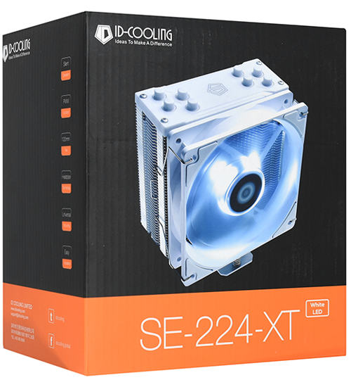 Id cooling se 224 white. Se 224 XT White. ID se-224 XT White. ID Cooling 224 XT White led тест.