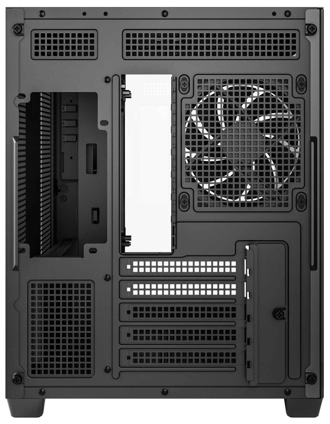 Корпус DeepCool CG330 3F (R-CG330-BKNGM3-G) [Mini Tower, 3 x 120 мм ARGB, Черный]