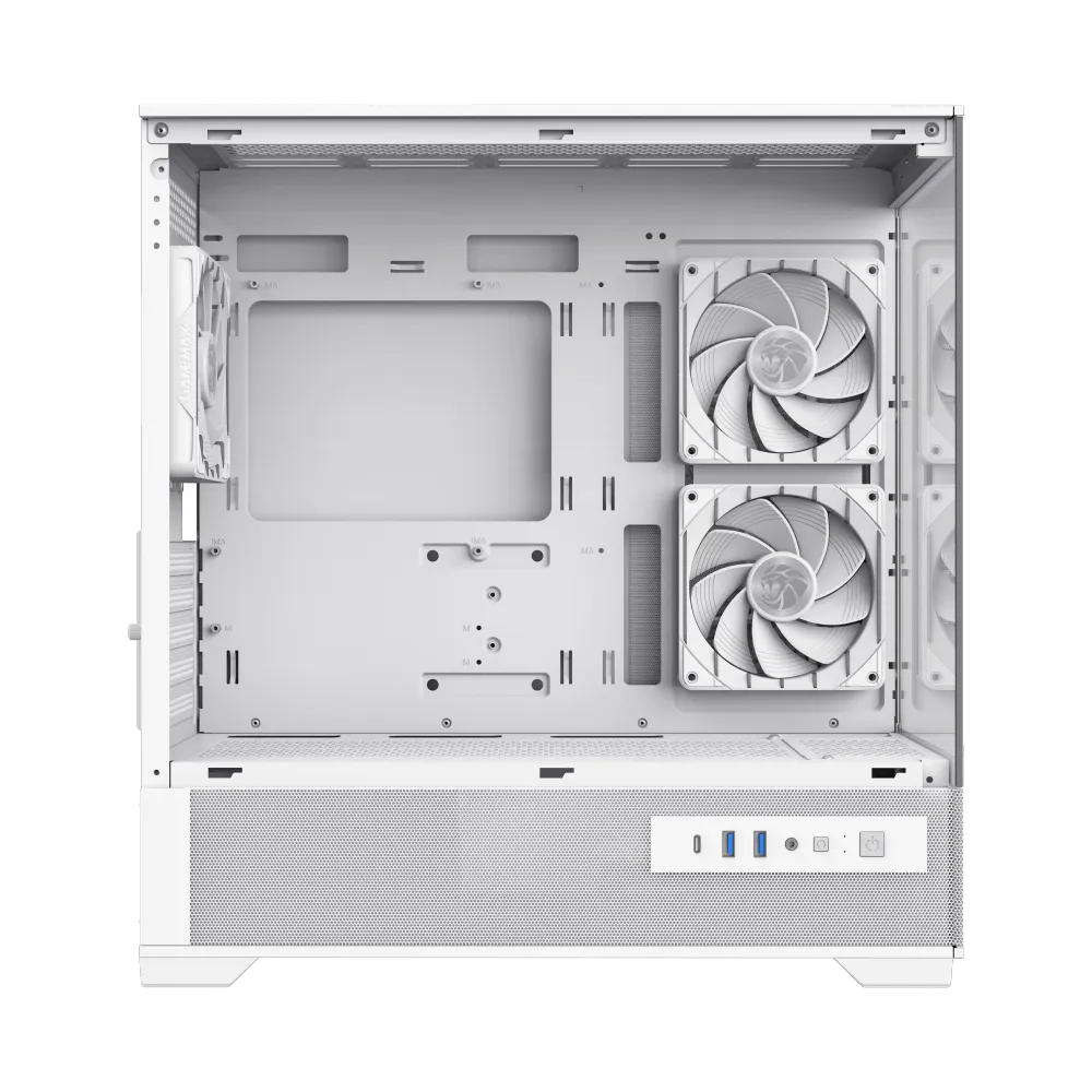 Корпус GameMax VISTA 2 MW (9101-0600R0017) [Midi Tower, 1 x 120 мм, белый]