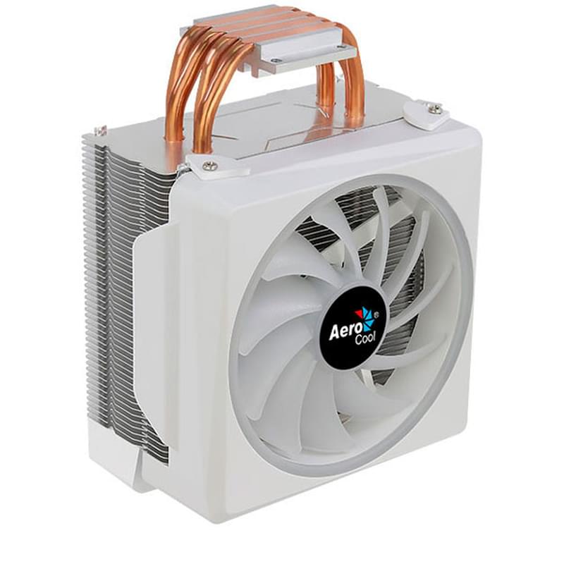 Система охлаждения AeroCool Cylon 4F WH ARGB PWM 4P [120 мм, 1800 об/мин, 26 дБ, 4 pin]