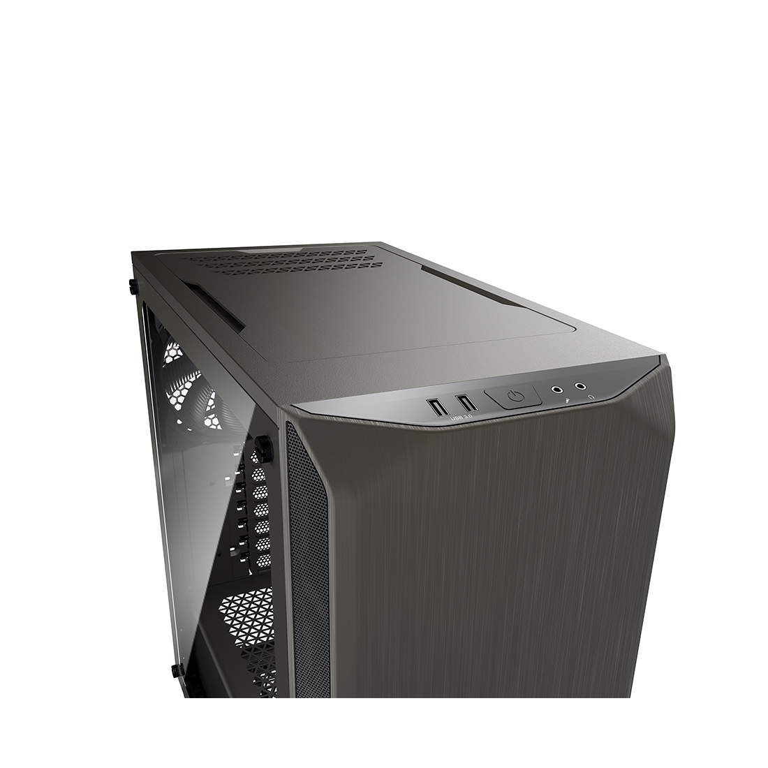 Корпус Bequiet! Pure Base 500 Window Metallic Gray, Midi Tower - купить в интернет-магазине Forcecom.kz Корпус Bequiet! Pure Base 500 Window Metallic Gray, Midi Tower