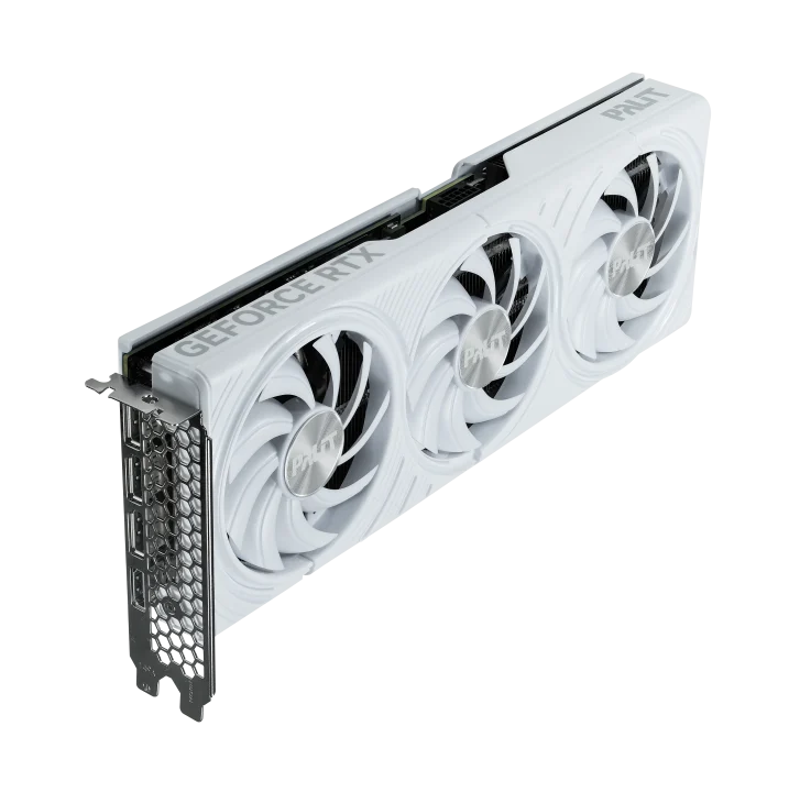 Видеокарта Palit RTX5070 WHITE OC 12GB (NE75070U19K9-GB2050W) [12 ГБ, GDDR7, 192 бит, HDMI, DisplayPort (3 шт)]