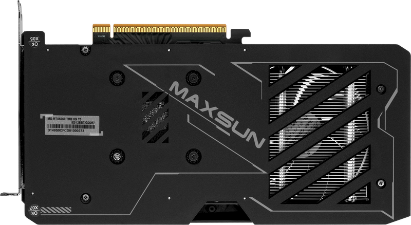 Видеокарта Maxsun MS-RTX5060 TRB 8G (MS-RTX5060 TRB 8G T0) [8 ГБ, GDDR7, 128 бит, HDMI, DisplayPort (3 шт)]