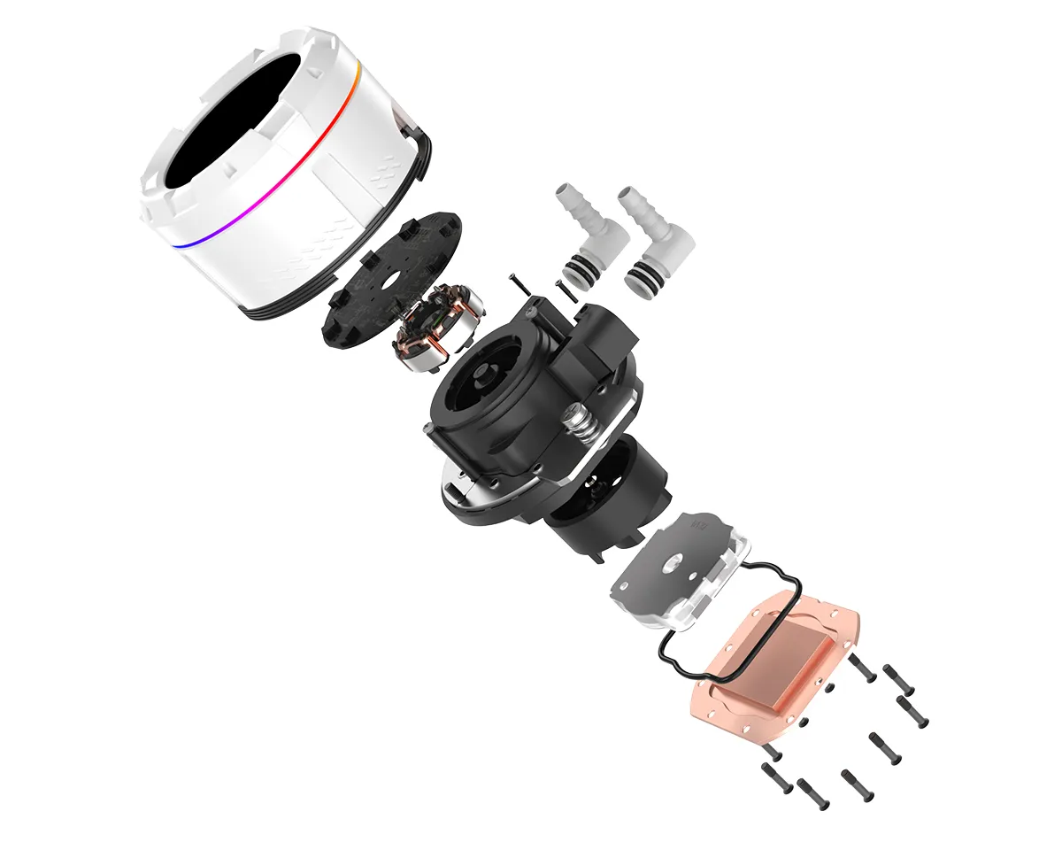 Система водяного охлаждения процессора ID-Cooling SL360 WHITE