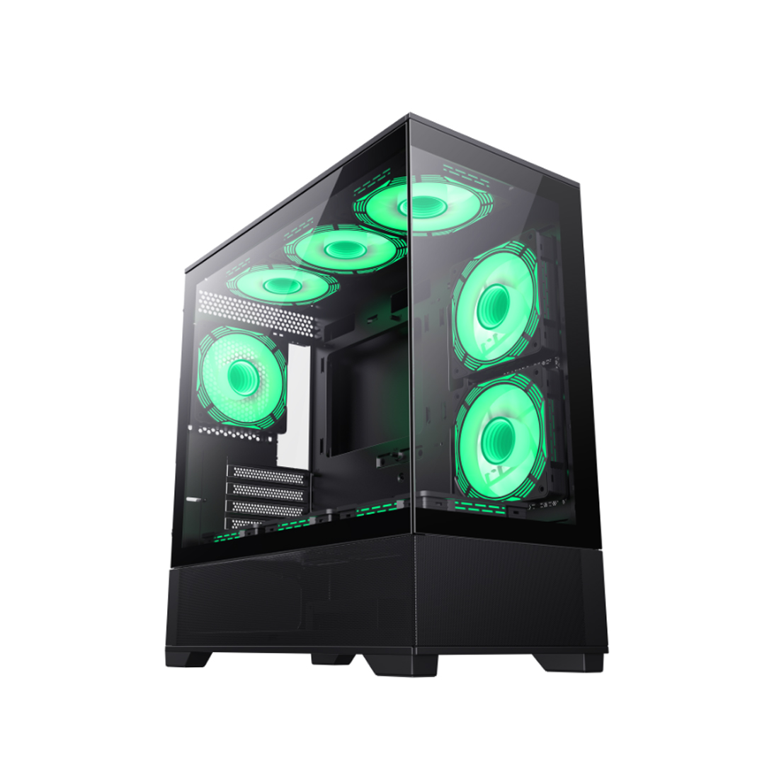 Корпус GameMax Vista MB [Mini Tower, Без вентиляторов, черный]