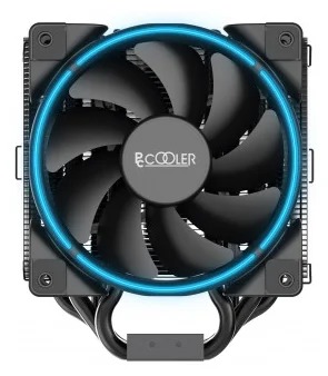 Вентилятор для процессора PCCooler GI-H58UB B, синяя подсветка 
