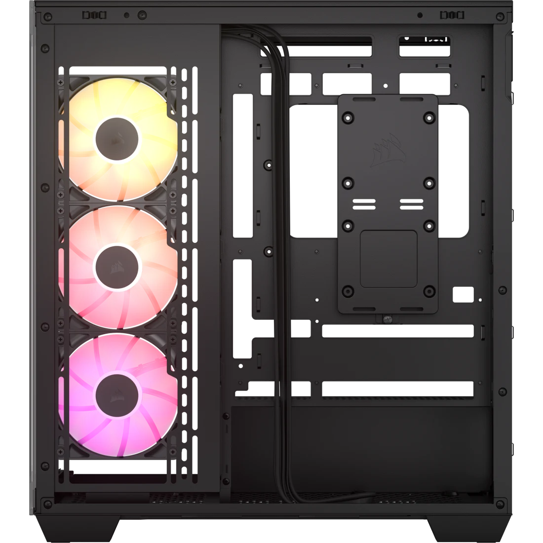 Корпус Corsair 3500X ARGB (CC-9011278-WW) [Midi Tower, 3 x 120 мм, черный]