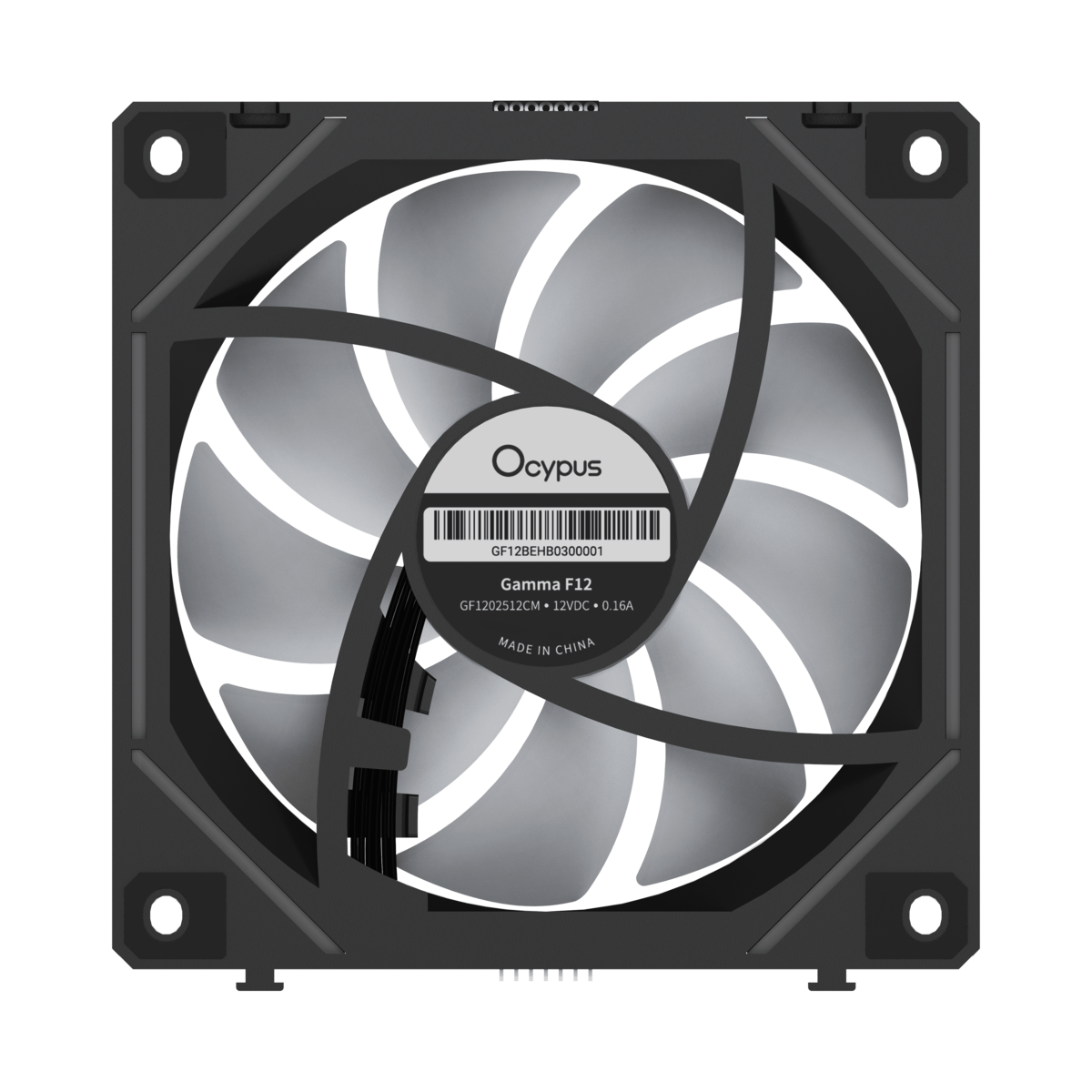 Комплект вентиляторов для корпуса Ocypus Gamma F12 UNI BK ARGB 3-IN-1 3x [123 x 120 мм, 1800 об/мин, 53 CFM, 31 дБ, PWM]