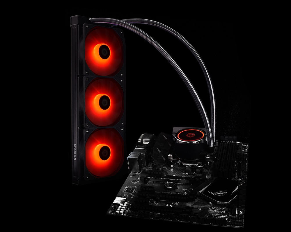 Водяное охлаждение процессора ID-Cooling Zoomflow 360X ARGB, ARGB подсветка