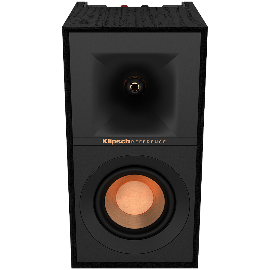 Акустические колонки Klipsch Reference R-40SA с поддержкой Dolby Atmos для объемного звучания, чёрные, пара