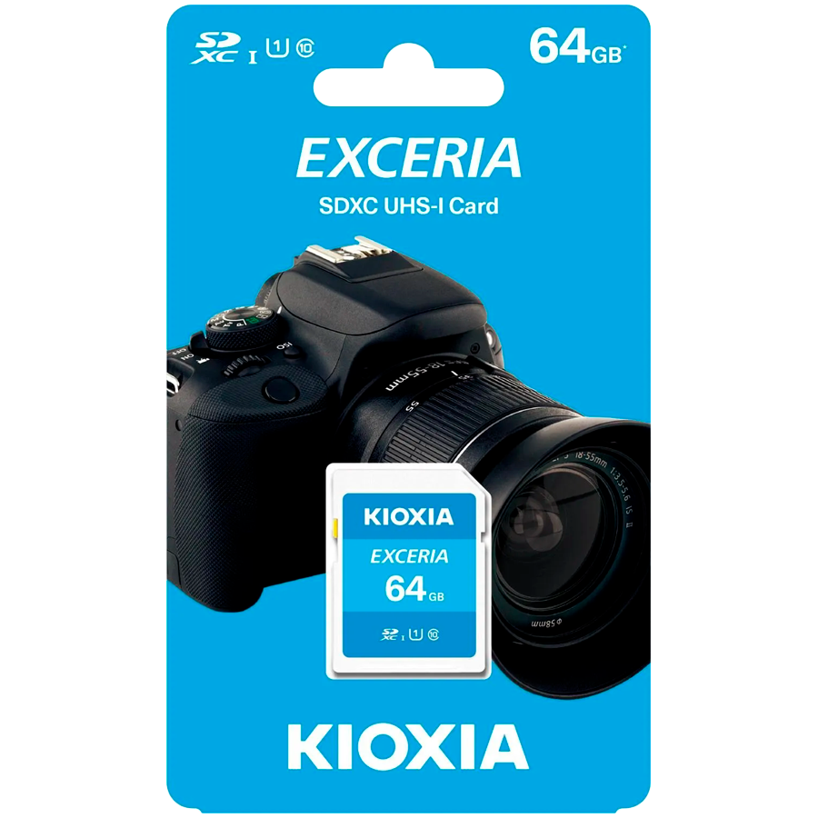 Карта памяти SD KIOXIA Exceria (N203) 64GB UHS I U1  (LNEX1L064GG4)