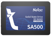 SSD накопитель Netac SA500 (NT01SA500-256-S3X) [256 ГБ, 2.5"SATA III, чтение: 520 МБ/с, запись: 450 МБ/с, TLC]