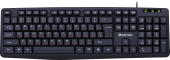 Клавиатура Defender Concept HB-164 [мембранная, проводная, черная]