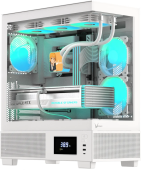 Корпус Formula V Crystal E1 Cosmic [Midi Tower, 3 x 120мм Floe ARPW, белый]