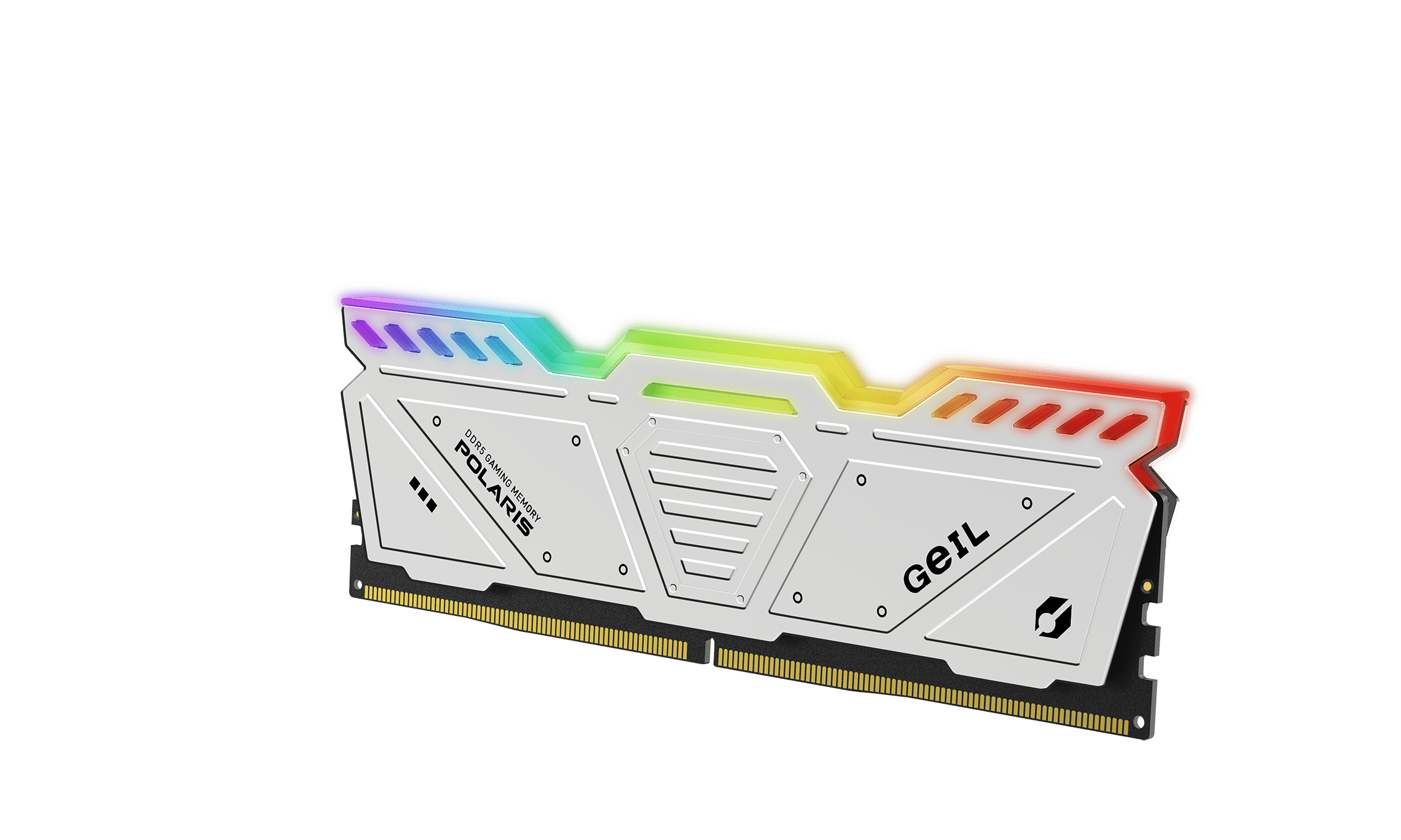 Комплект оперативной памяти Geil POLARIS RGB White (GOSW532GB6000C38BDC) [32 ГБ, DDR 5, 6000 МГц, 1.35 В, подсветка, KIT]