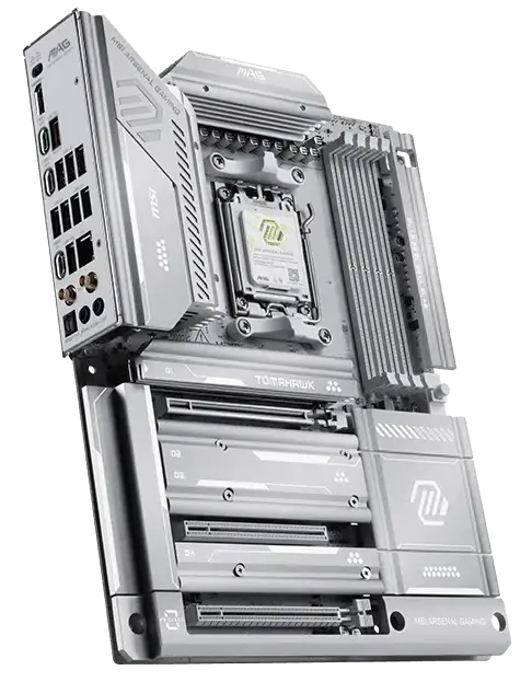 Материнская плата MSI MAG X870E TOMAHAWK MAX WIFI PZ [AM5, AMD X870E, 4xDDR 5, 4xM.2, 3xPCI-E x16, Standard-ATX]