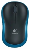 Беспроводная мышь Logitech M185 [910-002239], Черный, синий