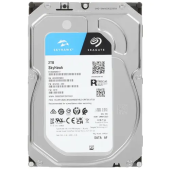 Жесткий диск Seagate SkyHawk, ST2000VX017, 2 ТБ, 3.5", SATA III, 5400 об/мин, 256 МБ кэш, для систем видеонаблюдения