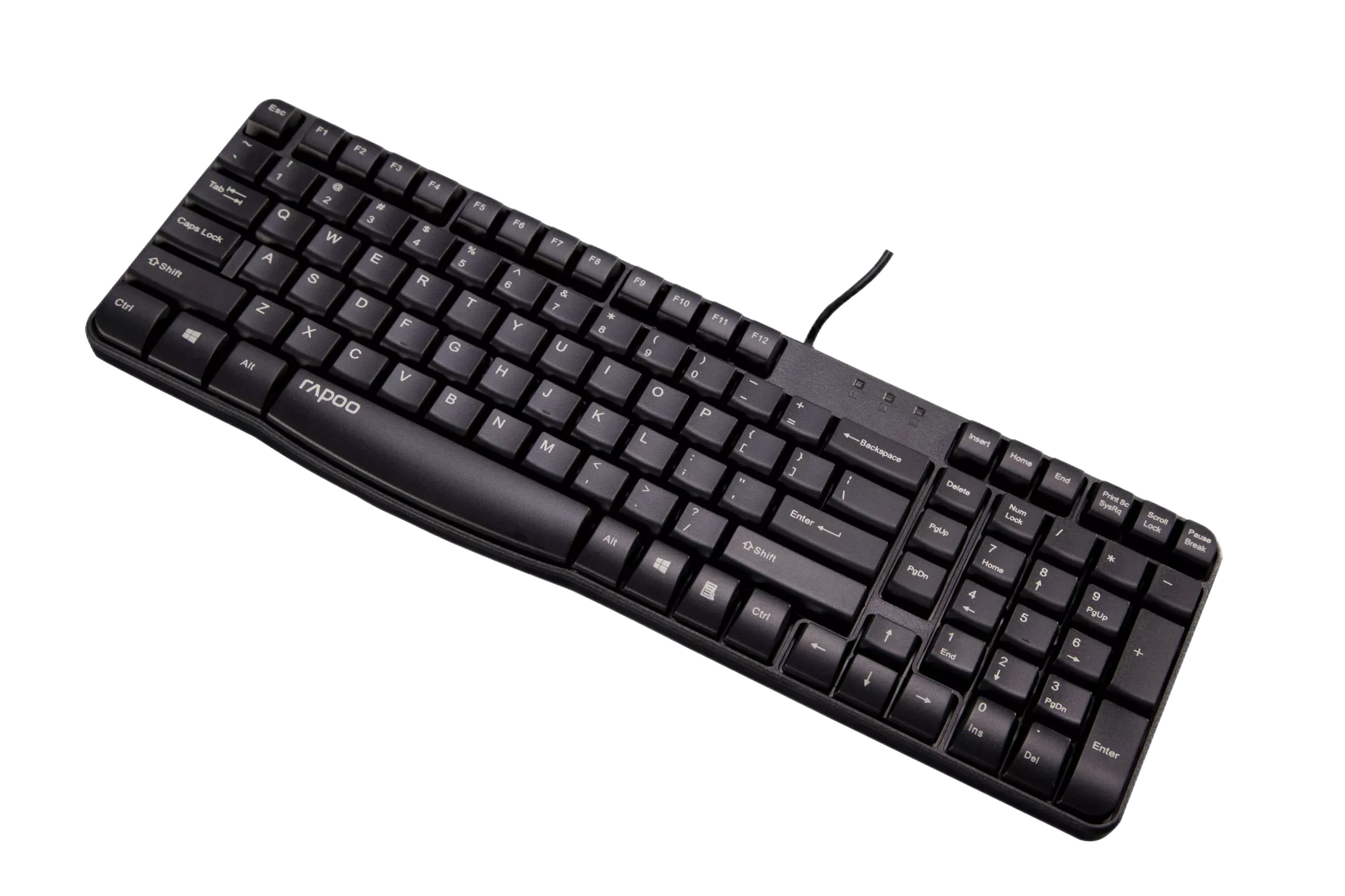 Клавиатура Rapoo NK2400 [мембранная, проводная, черная]