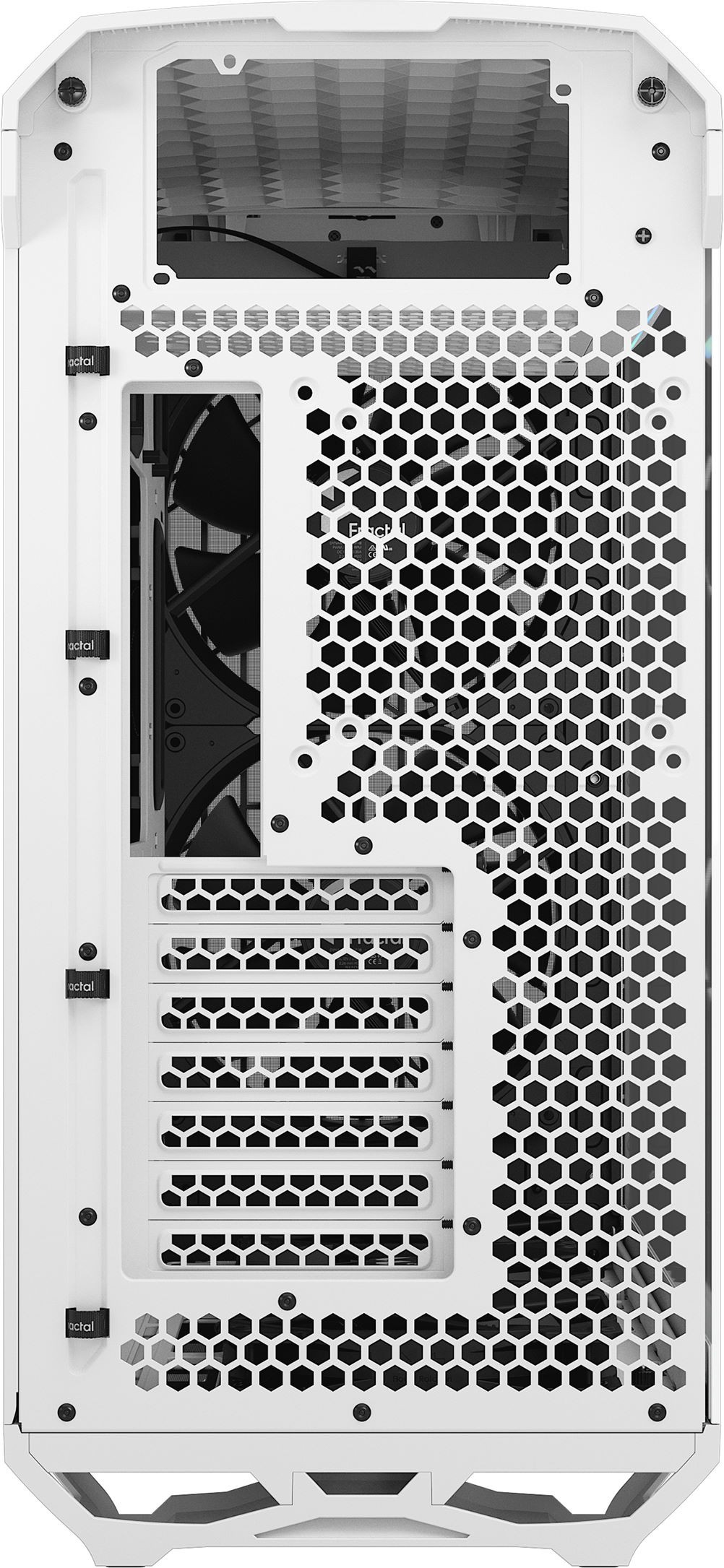 Корпус Fractal Design, Torrent White TG Clear Tint, Белый, Midi tower -  купить в Forcecom.kz