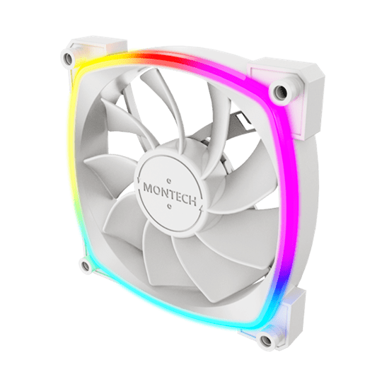 Вентилятор для корпуса Montech RX120 PWM Reverse [120 мм, 1600 об/мин, 59 CFM, 27 dBA, PWM]