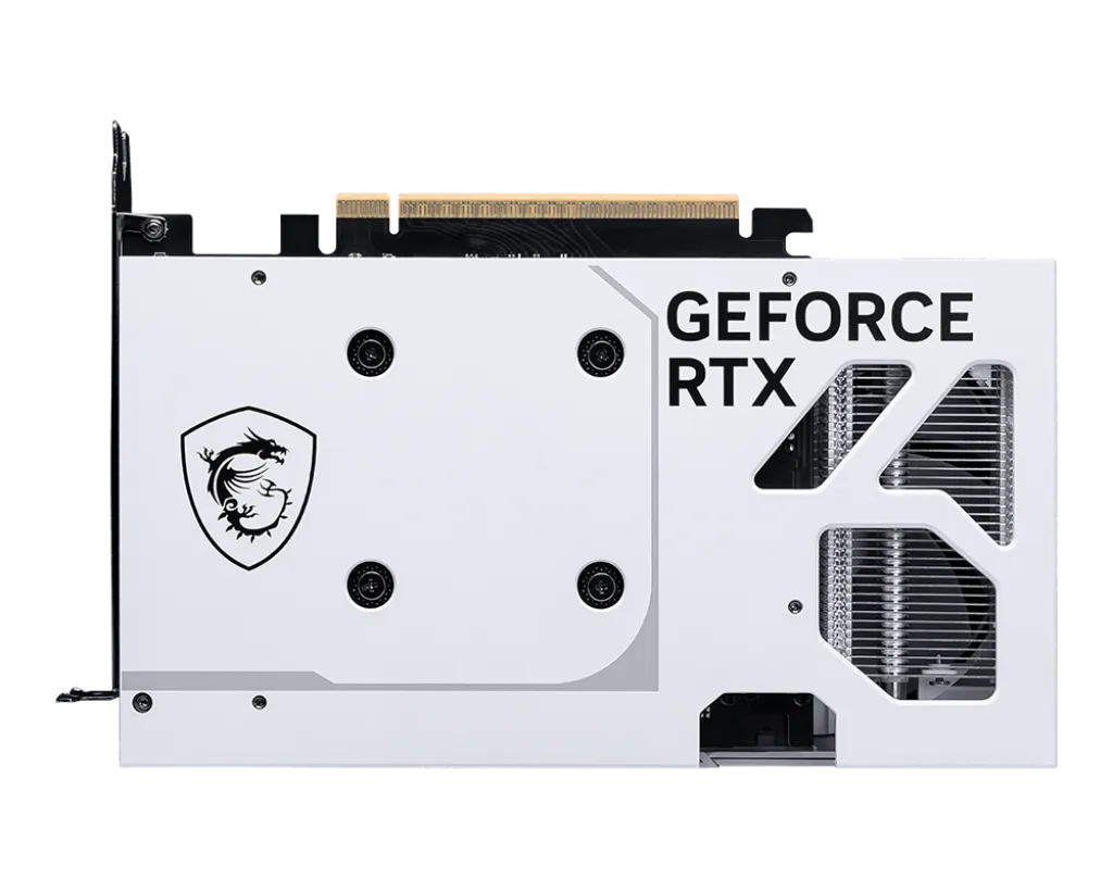 Видеокарта MSI GeForce RTX 5060 8G VENTUS 2X WHITE (G5060-8V2W) [8 ГБ, GDDR7, 128 бит, HDMI, DisplayPort (3 шт)]