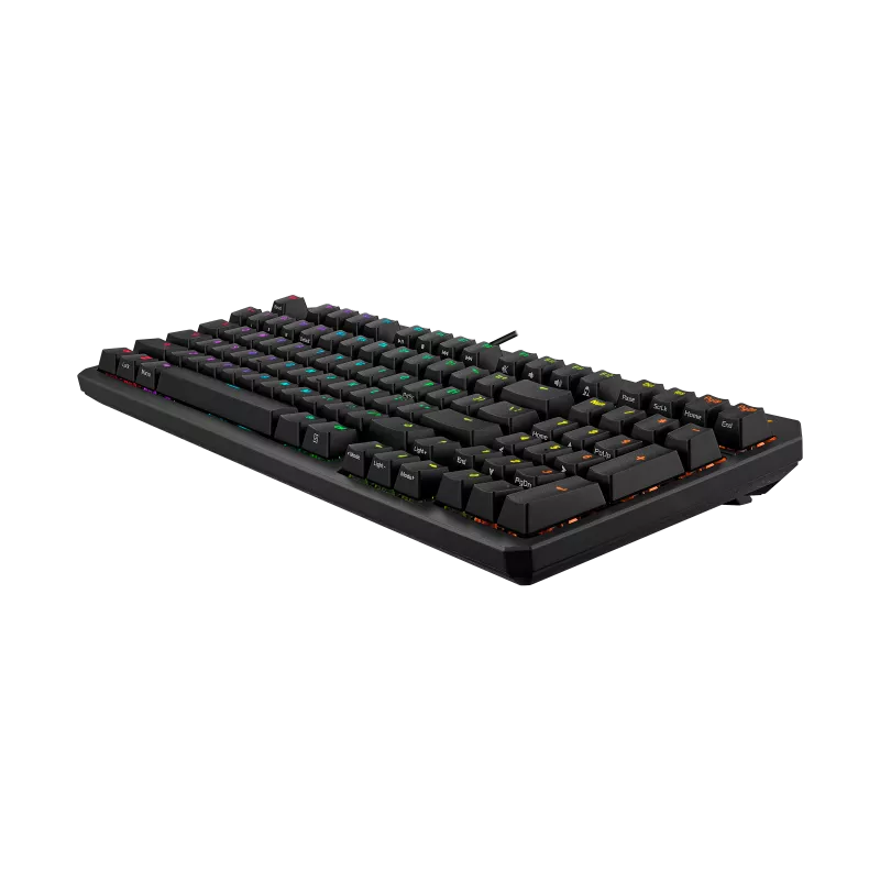 Клавиатура Asus RA07 TUF K3 GEN II (90MP0390-BKRA01) [Механическая, проводная, клавиш - 97, подсветка, черная]