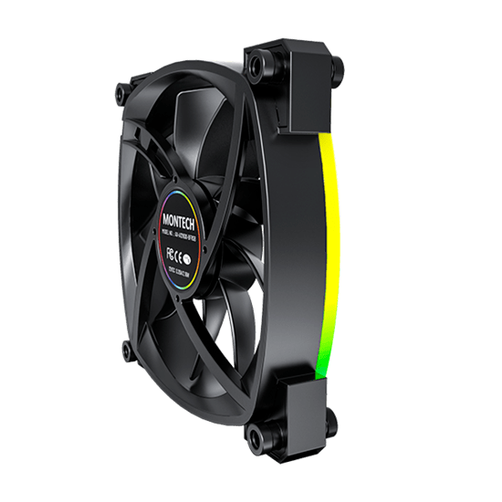 Вентилятор для корпуса Montech AX120 PWM [120 мм, 1600 об/мин, 59 CFM, 27 dBA, PWM]