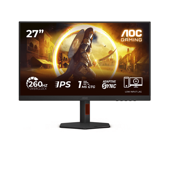 Монитор AOC 27G4ZR/01 [27", IPS, 1920x1080, 240 Гц, 0.3 мс, HDMI x2, DisplayPort]
