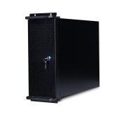 Корпус ПК Delux, DLC-MU415, без БП, стоечный с салазками Midi Tower, Black