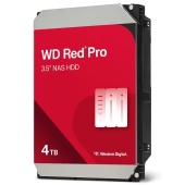 Жесткий диск Western Digital Red Pro (WD4005FFBX) [4 ТБ, 3.5", SATA III, 7200 об./мин, кэш - 256 МБ, для сетевых накопителей (NAS), корпоративного класса]