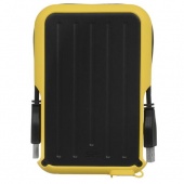 Внешний жесткий диск Silicon Power A66, SP020TBPHD66SS3Y, 2 TB, black-yellow 