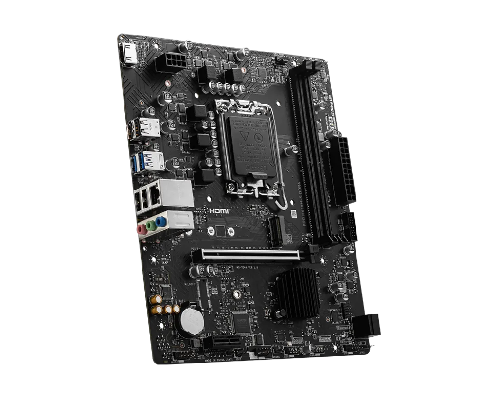 Материнская плата MSI PRO H610M-S DDR4 [LGA 1700, Intel H610, 2xDDR 4, 1xM.2, 1xPCI-E x16, Micro-ATX]
