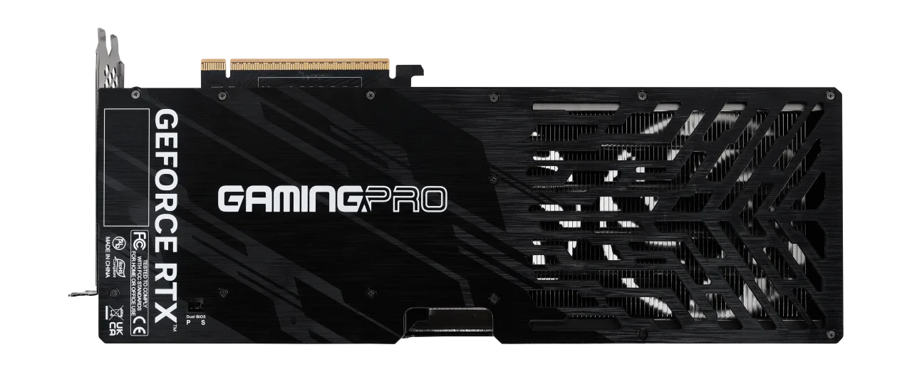 Видеокарта Palit RTX5070 GAMINGPRO-S OC 12GB (NE75070T19K9-GB2050U) [12 ГБ, GDDR7, 192 бит, HDMI, DisplayPort (3 шт)]