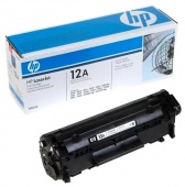 Картридж лазерный HP Q2612A, черный