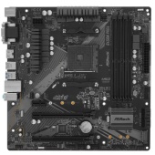 Материнская плата ASRock B450M PRO4 R2.0, AM4, AMD B450, 4xDDR 4, 2xM.2, 2xPCI-E x16, Micro-ATX
