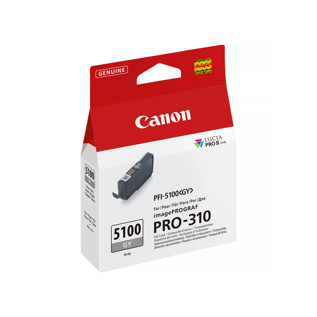 Чернильный картридж Canon PFI-5100 Grey (6959C001AA), оригинальный, серый