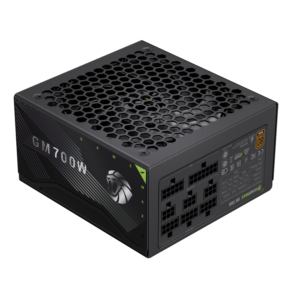 Блок питания GameMax GM 700B Bronze (2140-0700B0007) [700 Вт, 80 PLUS Bronze, 7x SATA, 4 x 6+2 pin PCIe, 2x 4+4 pin CPU, ATX]