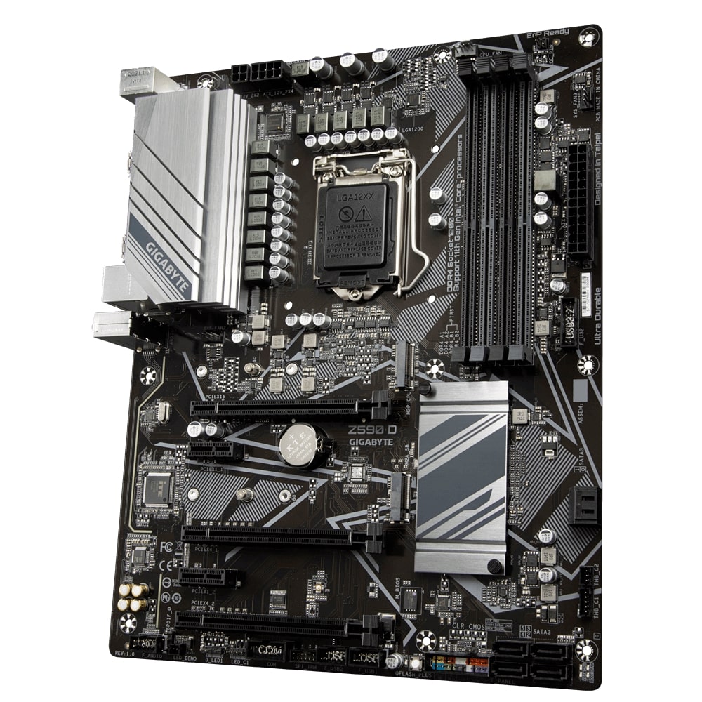 Материнская плата Gigabyte Z590 D [LGA 1200, Z590, 4xDDR 4, 2xM.2, 3xPCI-E x16, Standard-ATX]