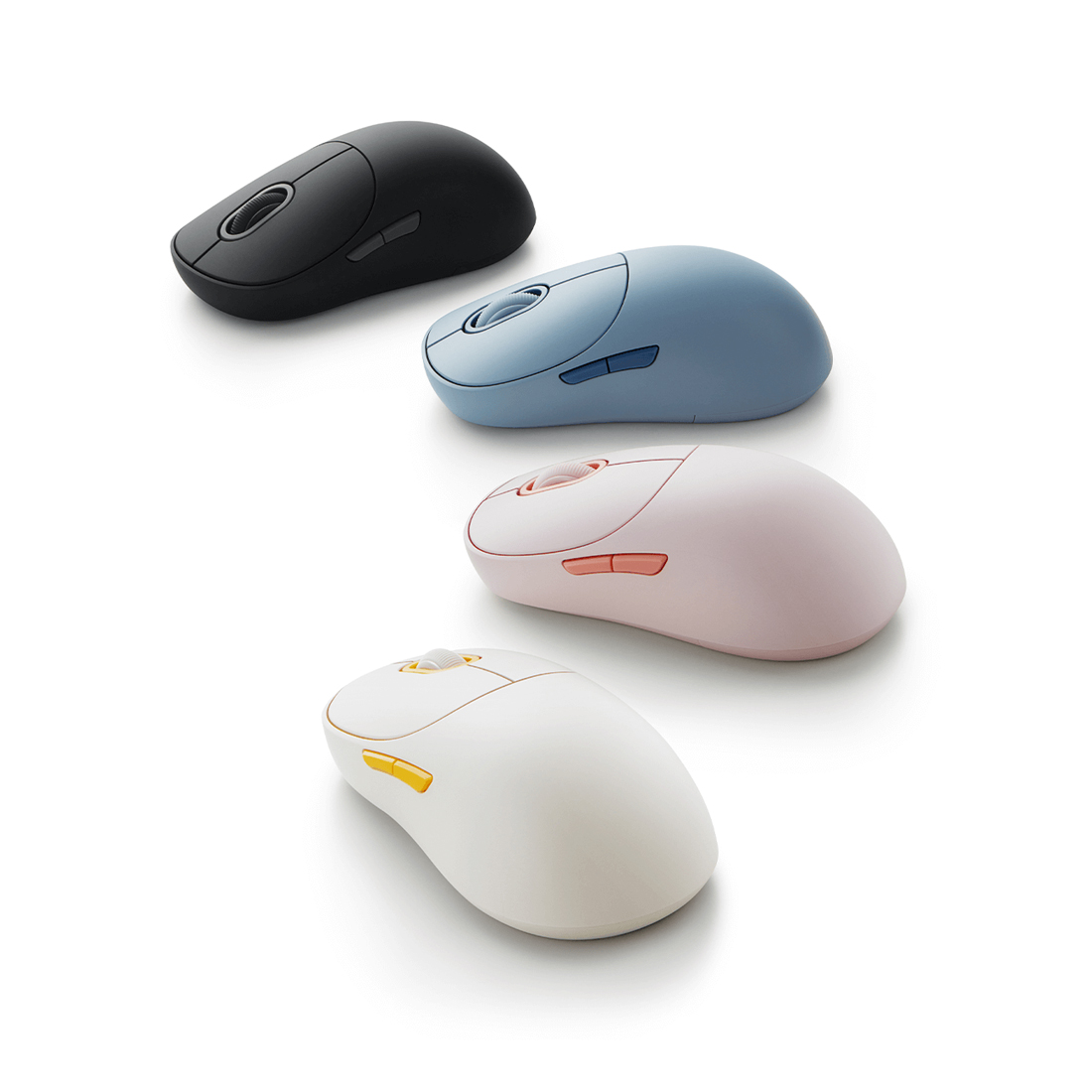 Мышь Xiaomi Wireless Mouse 3 XMWXSB03YM [беспроводная, светодиодная, 1200 DPI, Розовый]
