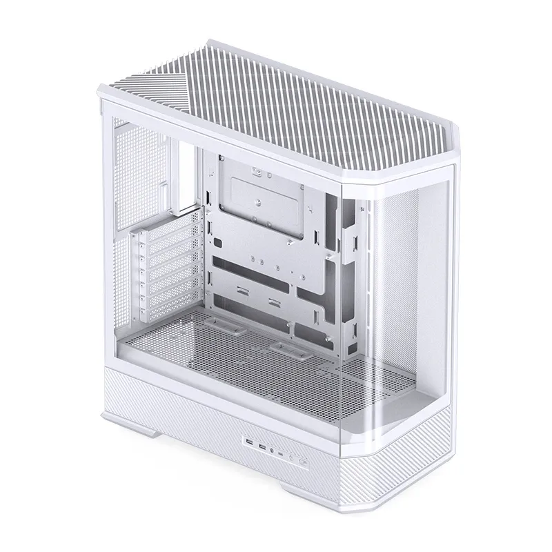 Корпус Jonsbo D400 White [Midi Tower, Без вентиляторов, белый]