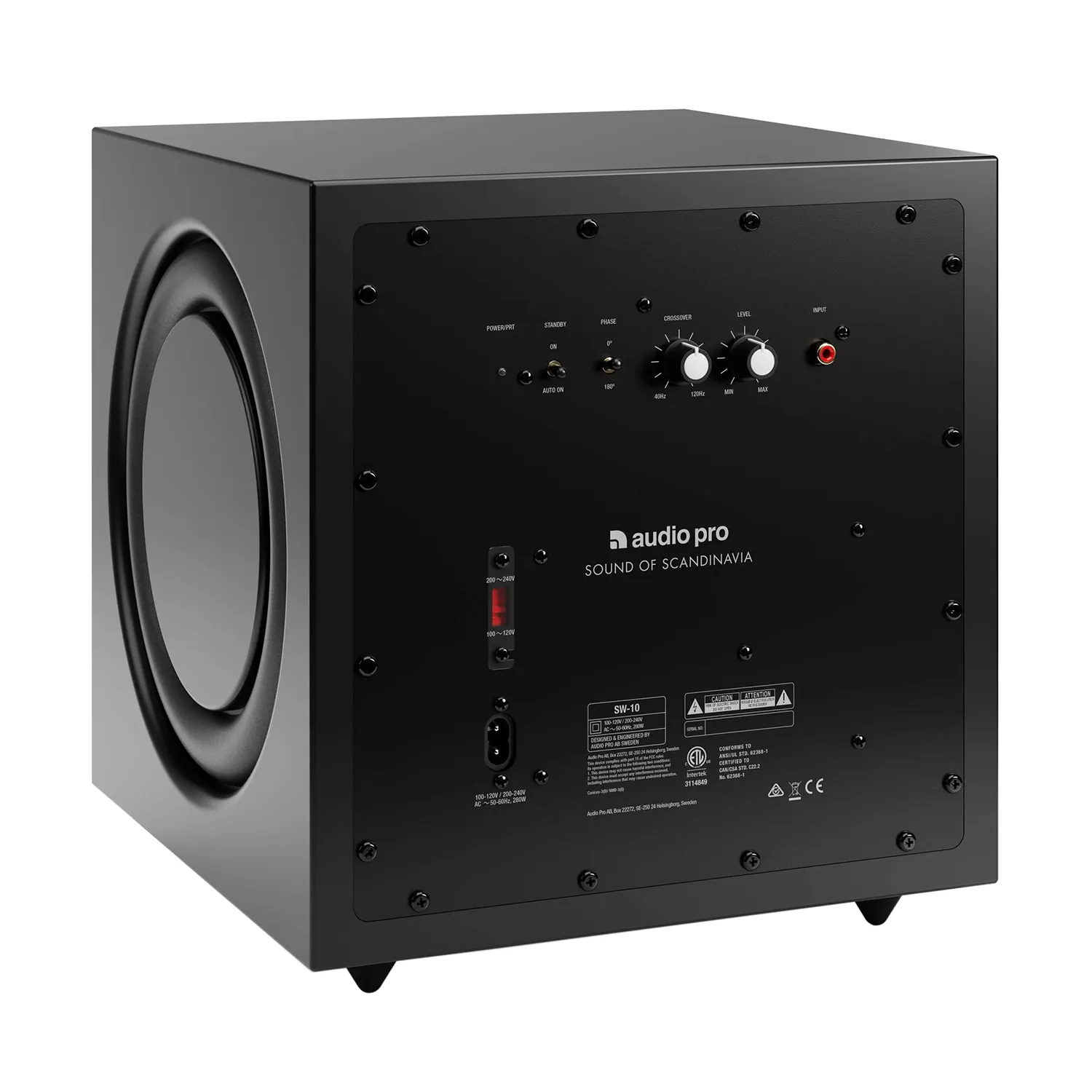 Сабвуфер активный Audio Pro SW-10, Черный - купить в Forcecom.kz