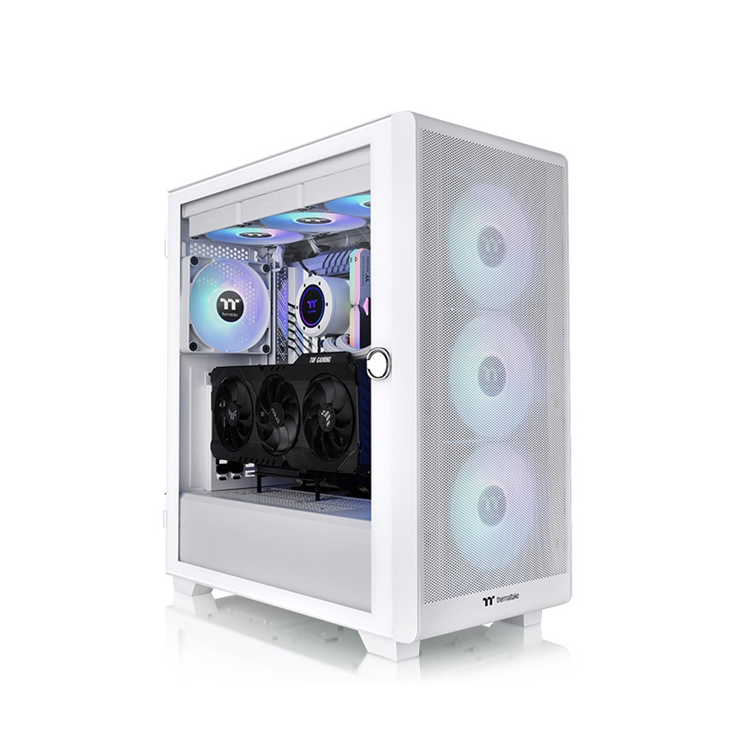 Компьютерный корпус Thermaltake S250 TG White без Б/П
