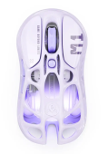Мышь Gravastar Mercury M1 Pro [беспроводная, светодиодная, 26000 DPI, 1000 Гц подсветка, Фиолетовый]