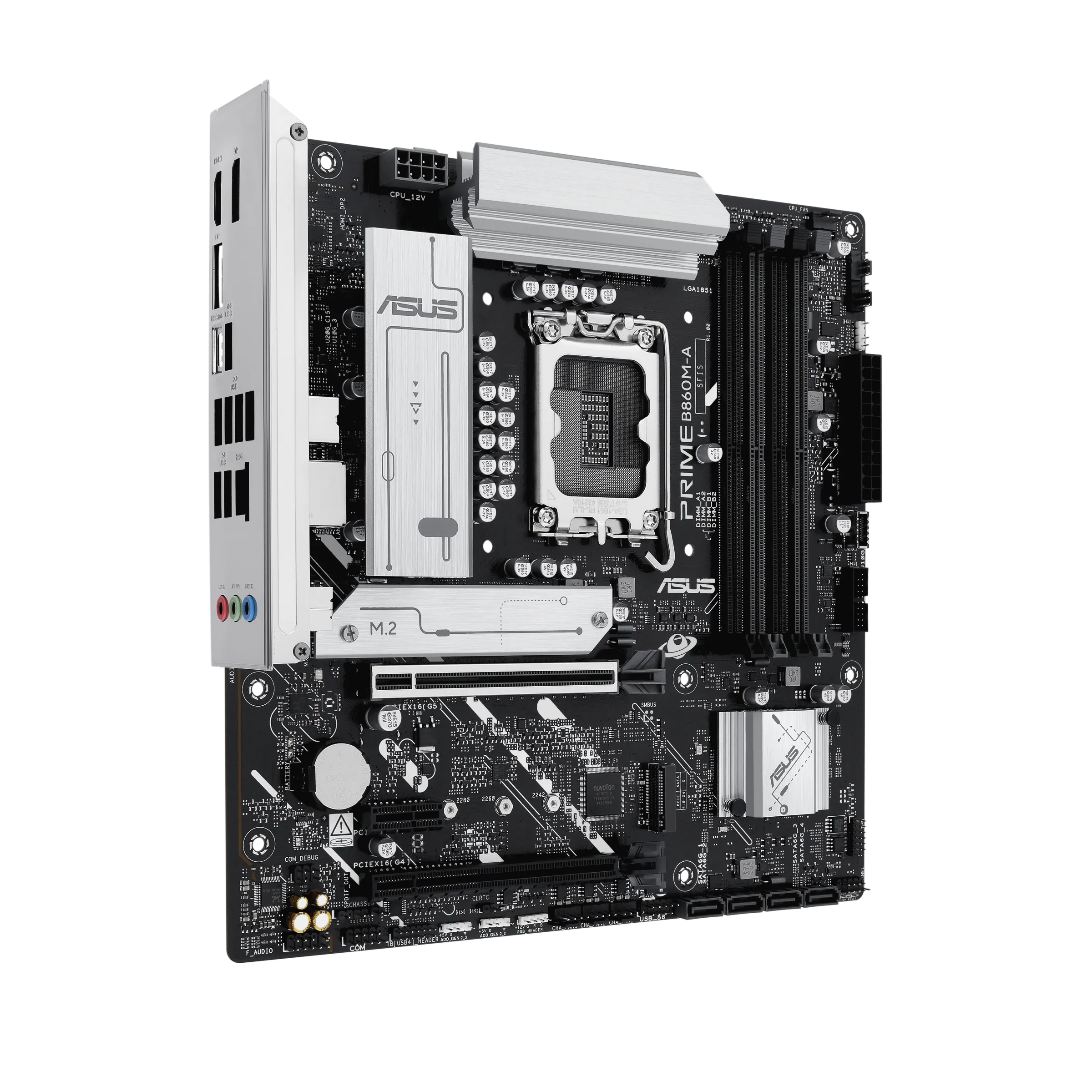 Материнская плата Asus PRIME B860M-A-CSM [LGA 1851, Intel B860, 2xDDR 5, 2xM.2, 2xPCI-E x16, Micro-ATX]