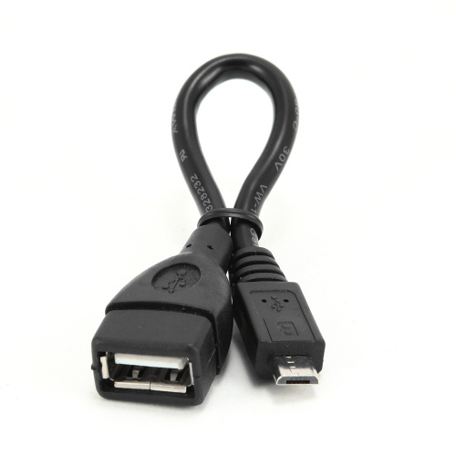 Кабель переходник Cablexpert USB 2.0 OTG A-OTG-AFBM-001 USB-MicroUSB, 0.15м