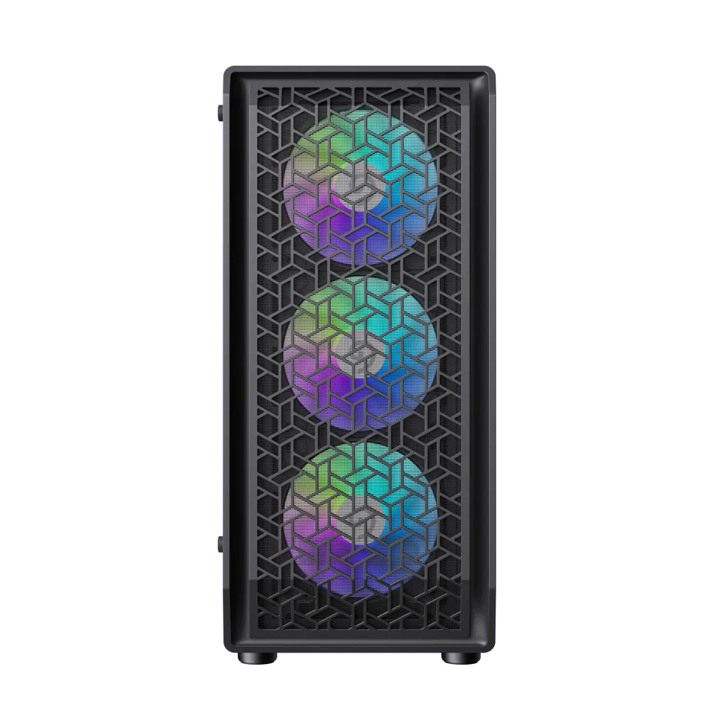 Корпус Gembird FORGE MB Black (1117-3701R0004) [Midi Tower, Без вентиляторов, черный]